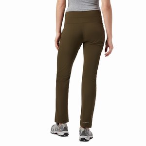 Columbia Pantalones Largos Anytime Casual™ Pull On Mujer Verde Oliva/Verdes (874QTJDIS)
